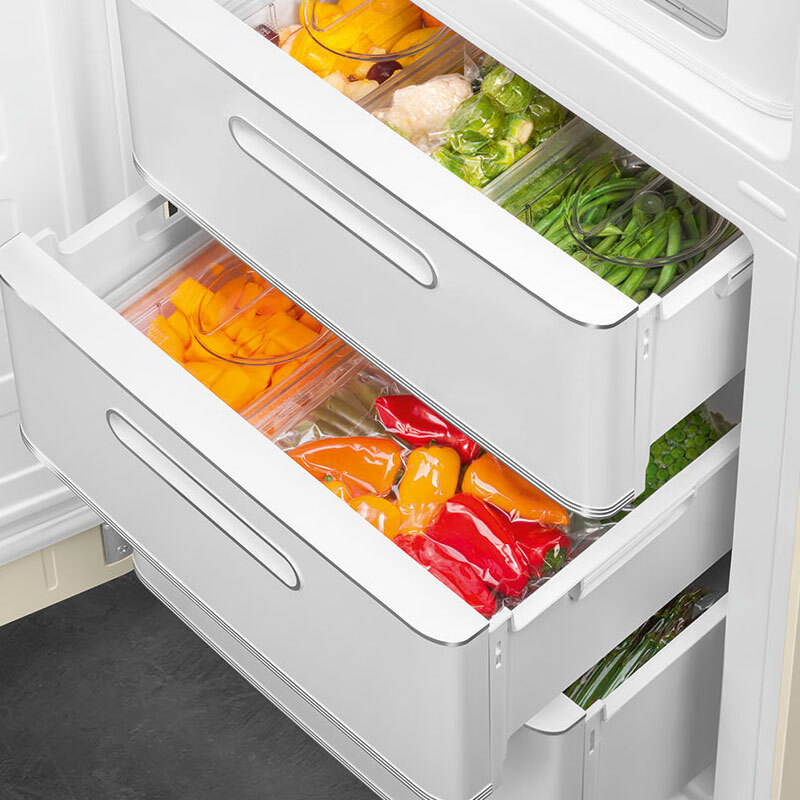 Frigorífico Combi Smeg FAB32LCR6 Crema (6)