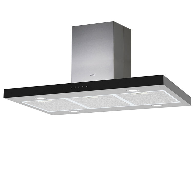 Campana decorativa Cata Isla Legend 9010XGBK Inox 90 cm