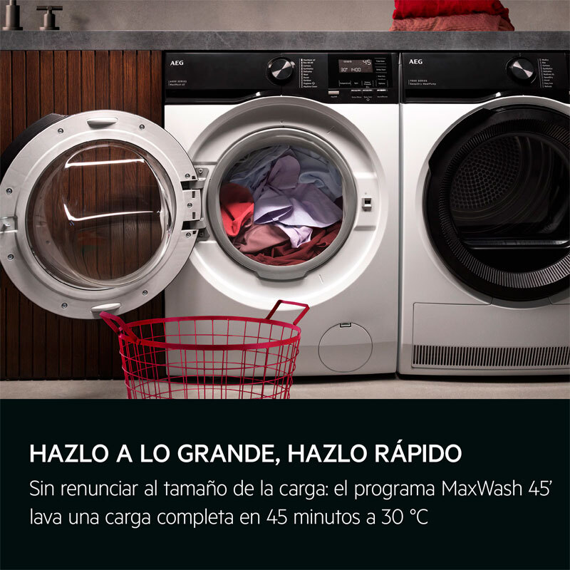 Lavadora AEG LFE6D84N4B 8Kg (7)