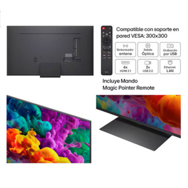 TV LG 65QNED86B6B.AEU QNED 4K 65" (2)