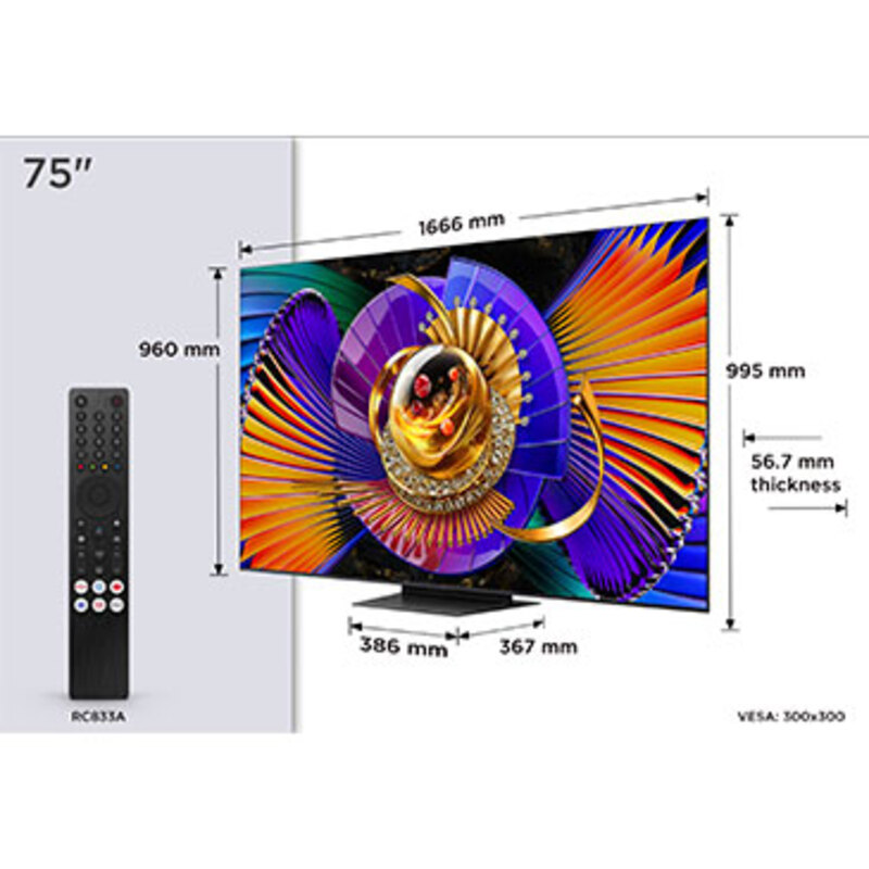 TV TCL 75C7L MiniLED 4K 75" (1)