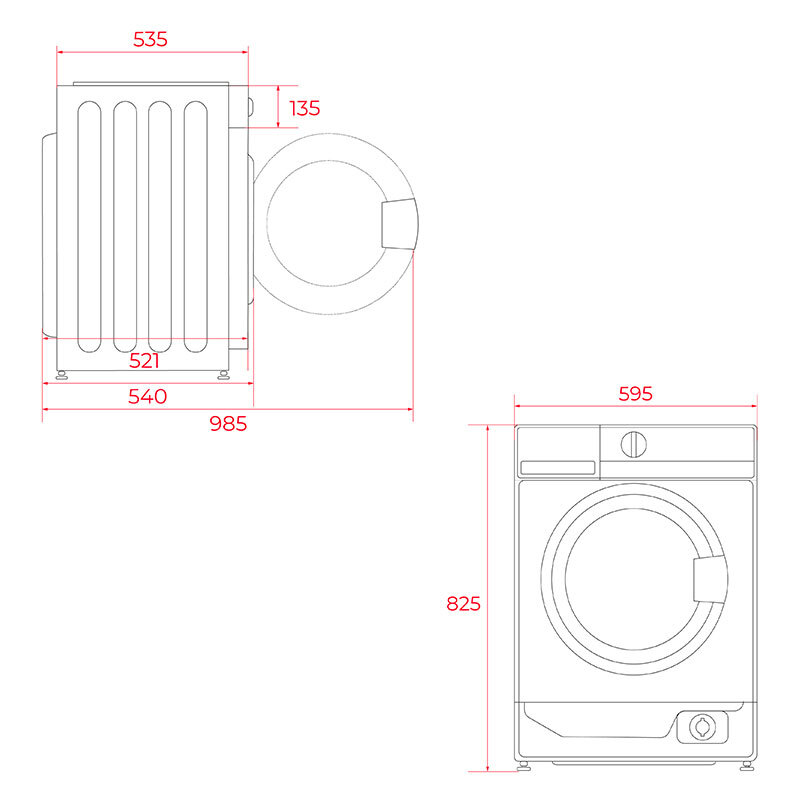 Lavadora Teka WMI40841WSP 8Kg (1)