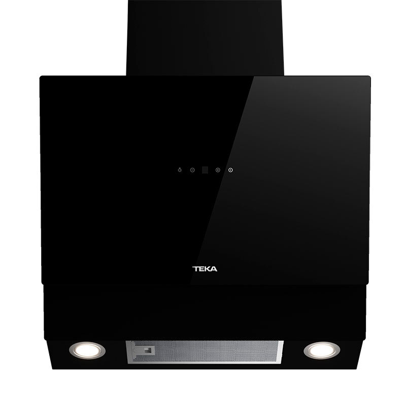 Campana decorativa Teka DVM67370 TOS Cristal Negro 60 cm