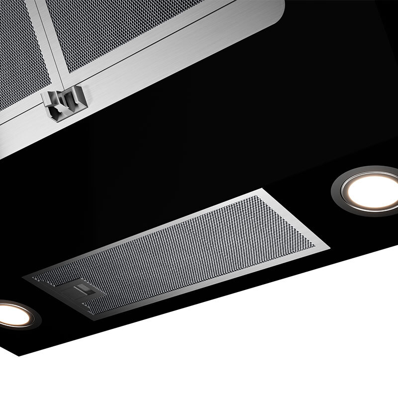 Campana decorativa Teka DVM67370 TOS Cristal Negro 60 cm (4)