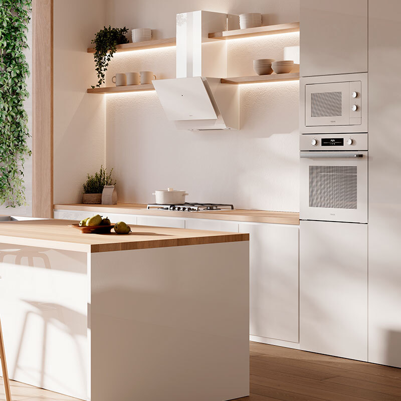 Campana decorativa Teka DVM67370 TOS Cristal Blanco 60 cm (8)