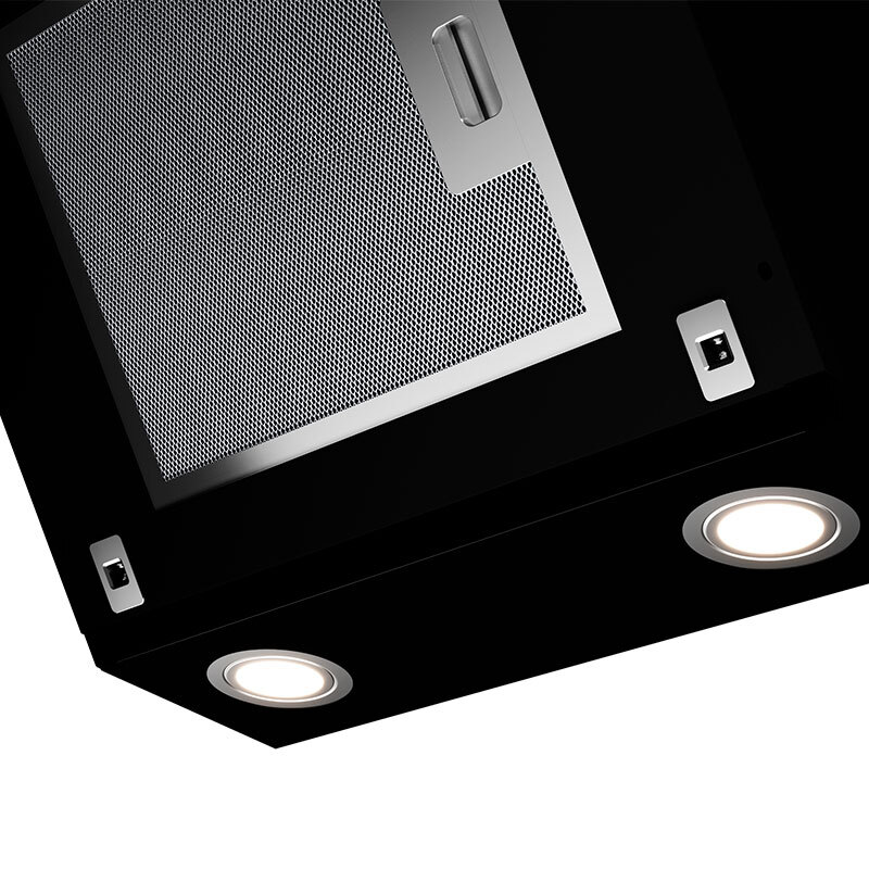 Campana decorativa Teka DVB94140 TOS Cristal Negro 90 cm (3)