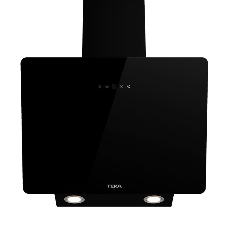 Campana decorativa Teka DVB64140 TOS Cristal Negro 60 cm