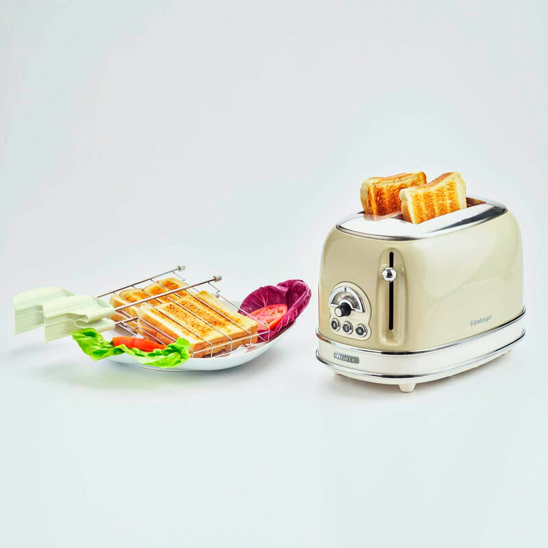 Tostador Ariete 2 Ranuras Vintage 155/13 Beige (1)