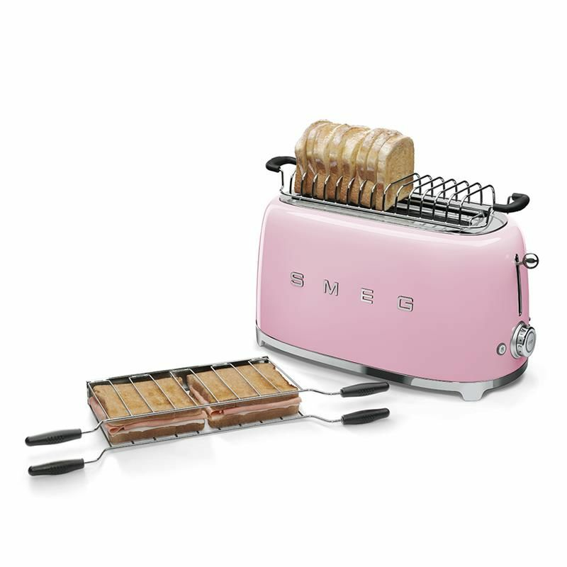 Tostador Smeg TSF02PKEU Rosa (1)