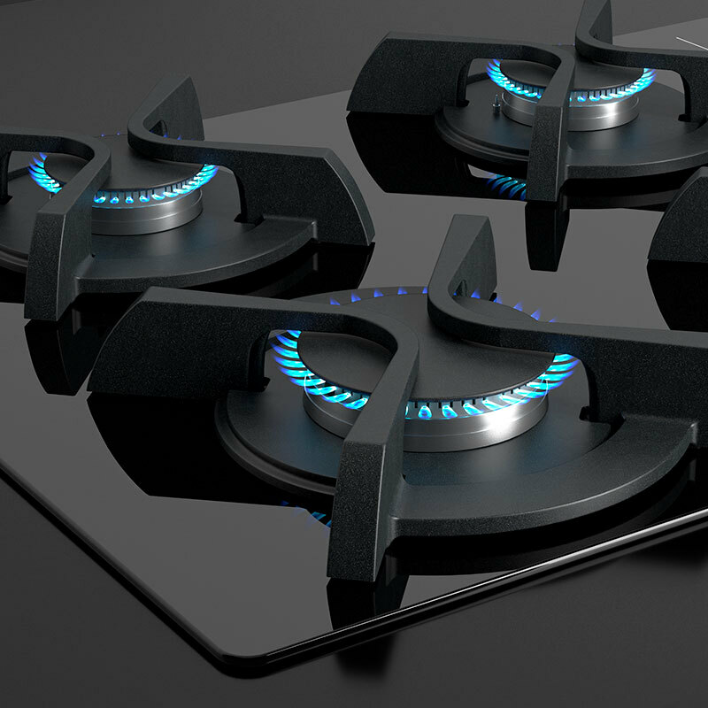 Placa gas Teka GBC 64003KBABK 60 cm (4)