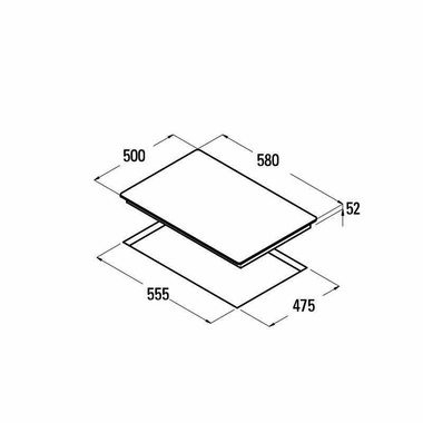 Placa acero Cata GI6031X (1)