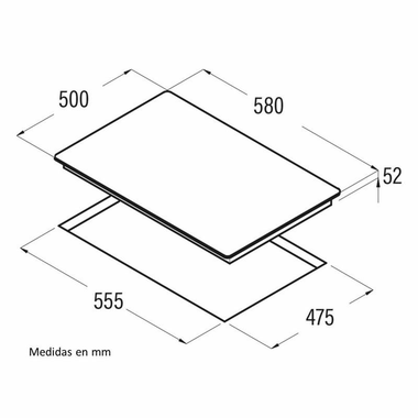 Placa acero Cata GIB6021X (1)