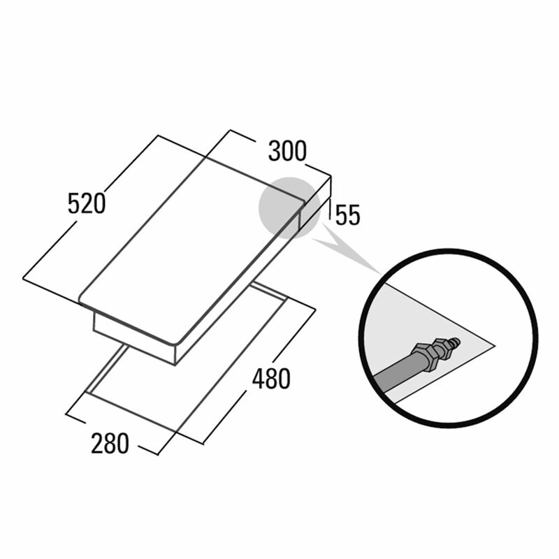 Placa cristal Cata SCI 3002 BK (1)