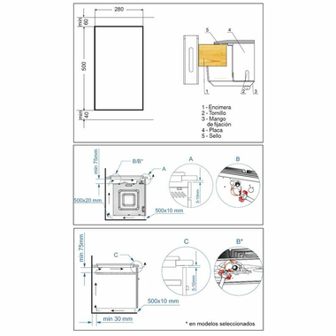 Placa gas Fagor 3MCF-2GSTA 30 cm (1)