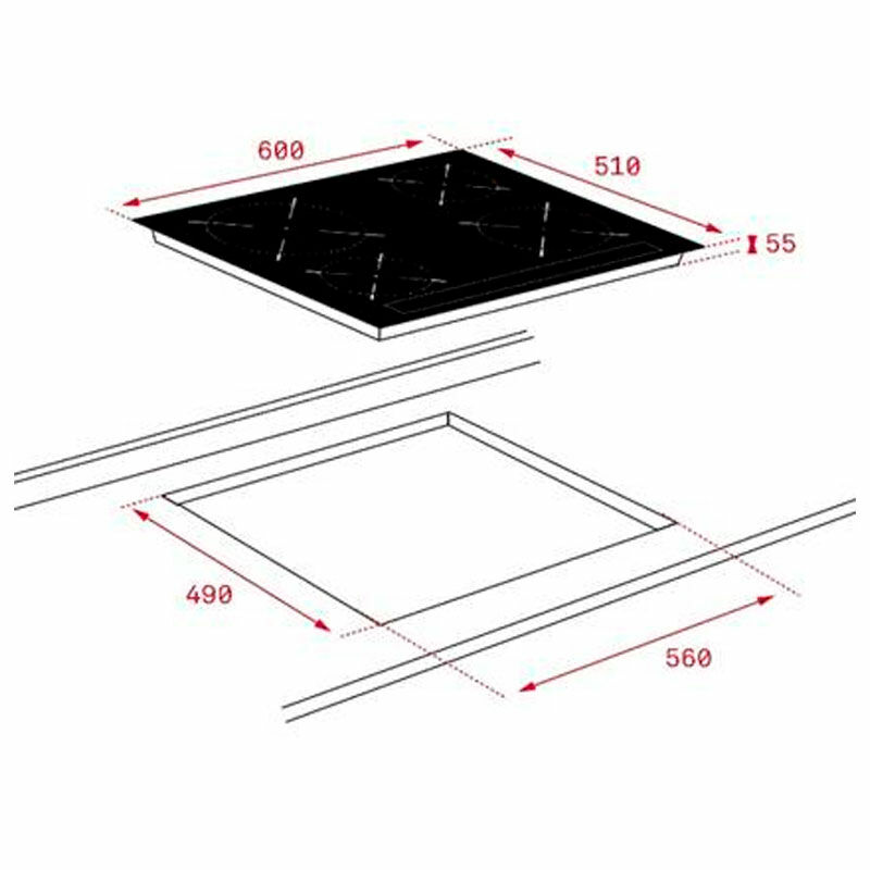Placa inducción Teka IBC 64010 MSS 60 cm (1)