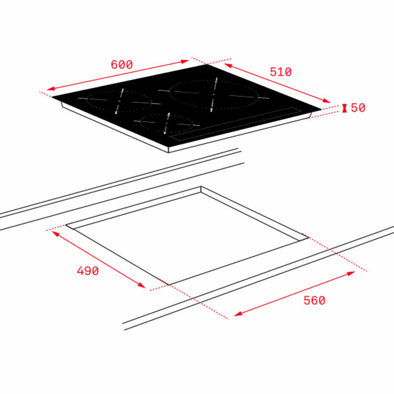 Placa inducción Teka IZC 63015 MSS 60 cm (1)