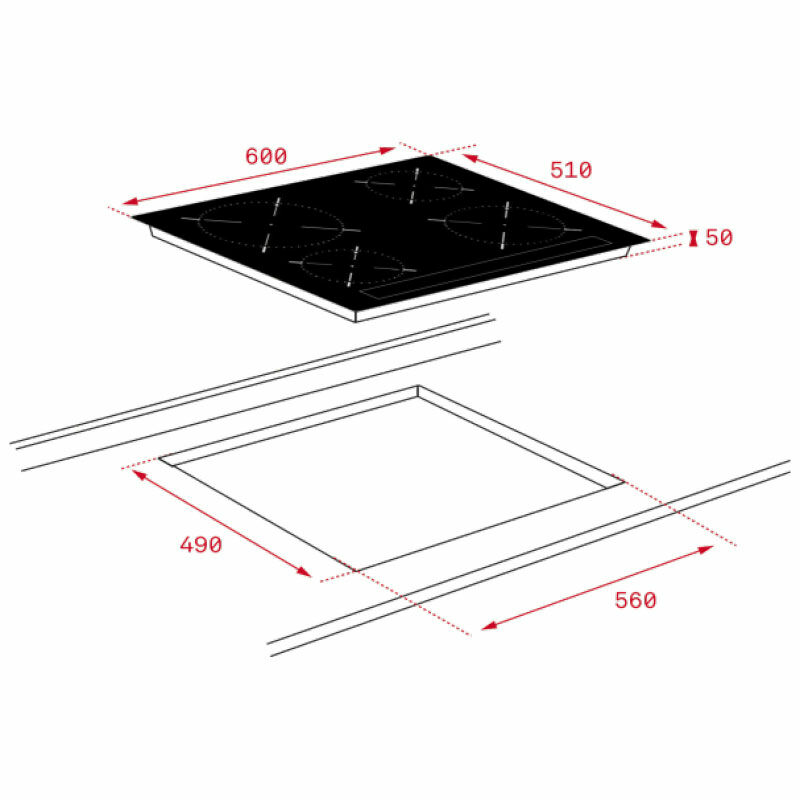 Placa inducción Teka IZC 64010 MSS 60 cm (1)