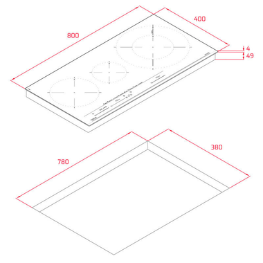 Placa inducción Teka IZC83620MST 80 cm (1)