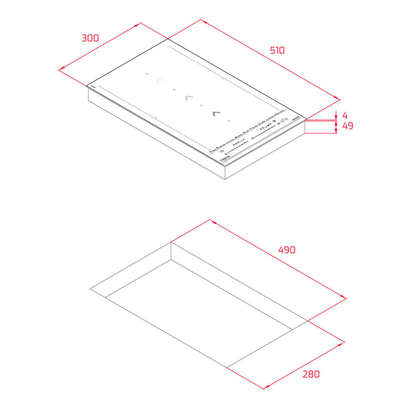Placa inducción Teka IZS34700MST 30 cm (1)