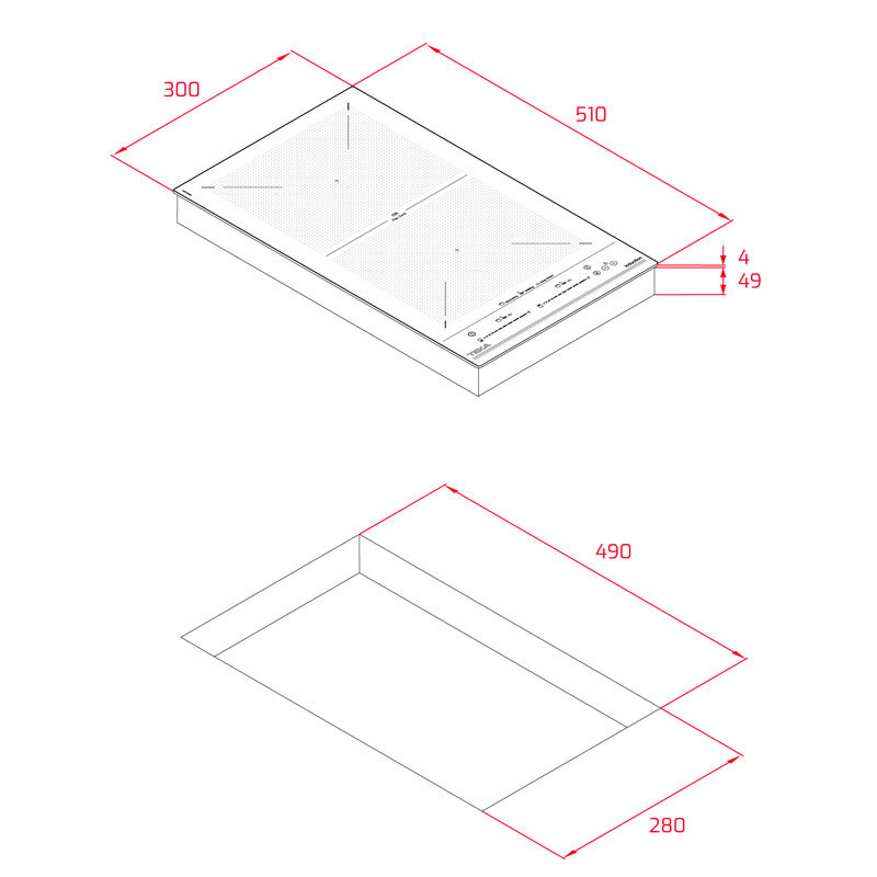 Placa inducción Teka IZF32400MSP 30 cm (1)
