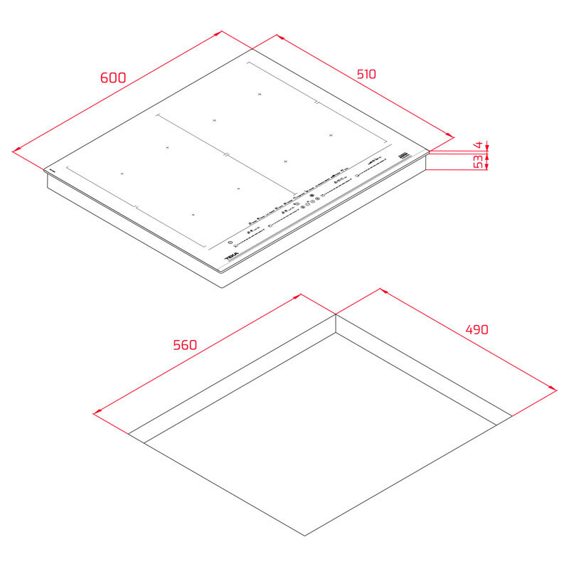 Placa Induccion Teka IZF68780MST BK 60 cm (1)