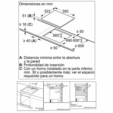 Placa inducción Balay 3EB965LR 60 cm (1)