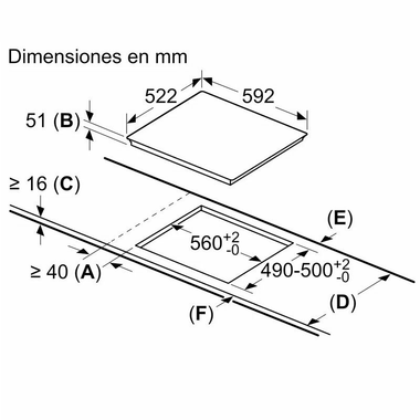 Placa inducción Balay 3EB861EN 60 cm (1)