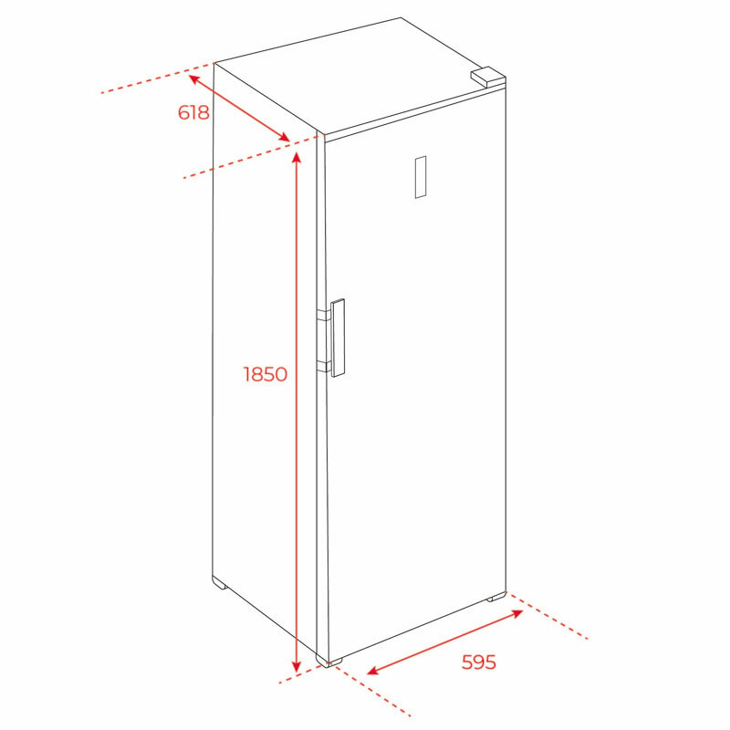 Congelador vertical Teka RSF75640SS Inox (1)