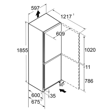 Frigorífico Combi Liebherr CNsdd5223-20 001 Inox (1)