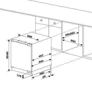 Congelador integrable Fagor 3CIV840 Blanco (1)
