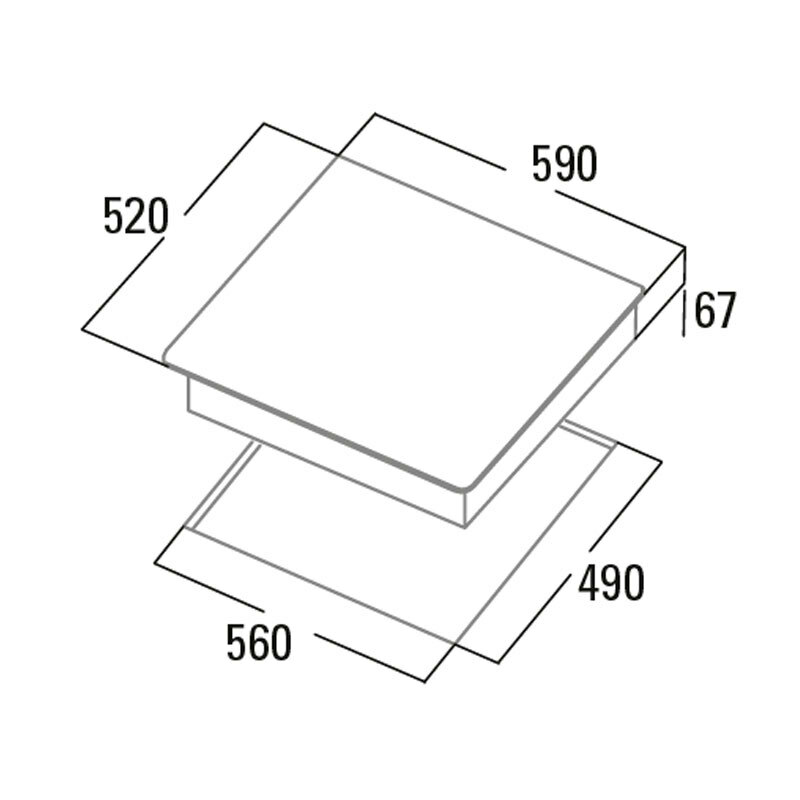 Vitro Cata TD6003BK/A 59 cm (1)