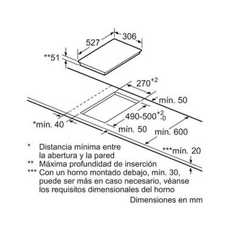 Placa inducción Bosch PIB375FB1E 30 cm (1)