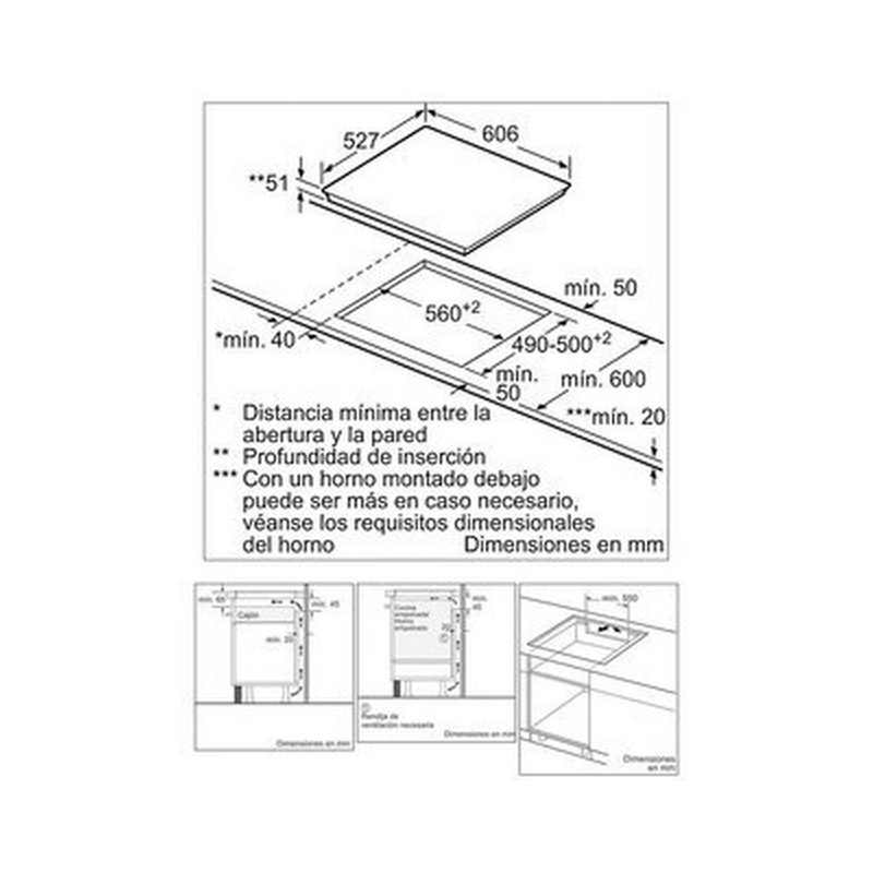 Placa inducción Bosch PXY675DC1E 60 cm (1)