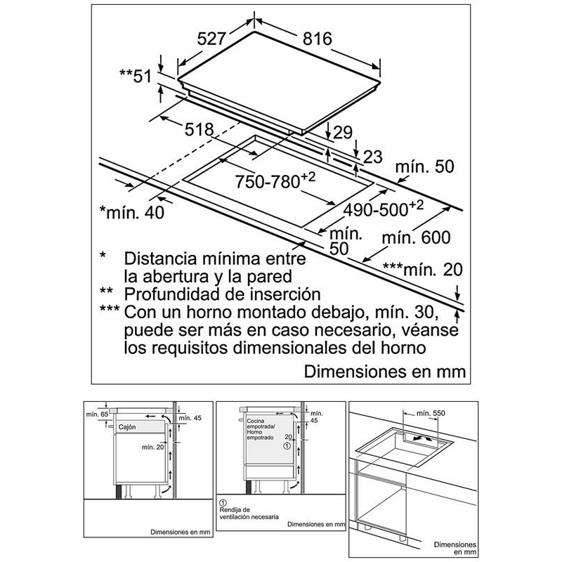 Placa inducción Bosch PXY875KW1E 80 cm (1)