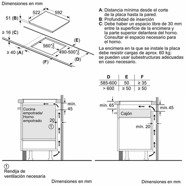 Placa inducción Bosch PID61RBB5E 60 cm (1)