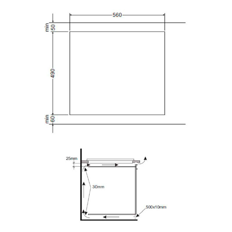 Placa vitrocerámica Fagor 3VFT40AC 60 cm (1)