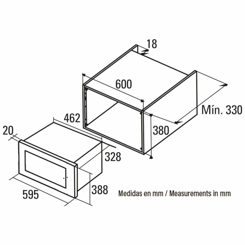 Microondas Cata MC20D Inox (1)