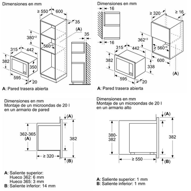 Microondas Siemens BE623LMB3 Negro (1)