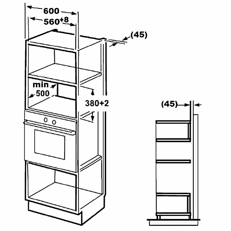 Microondas Fagor 3MWB25BEGX Negro (1)