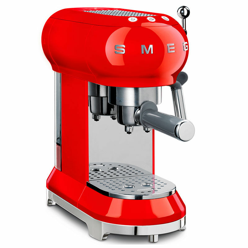 Cafetera Espreso Smeg ECF01RDEU Roja