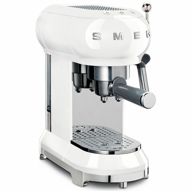 Cafetera Espreso Smeg ECF01WHEU Blanco