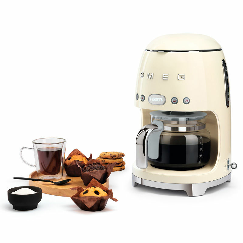 Cafetera Goteo Smeg DCF02CREU Crema (5)