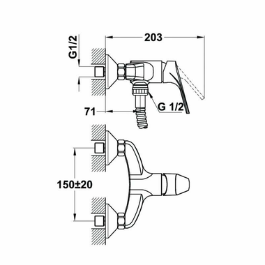 Grifo Ducha Teka Mt Plus C/E Cromado (2)