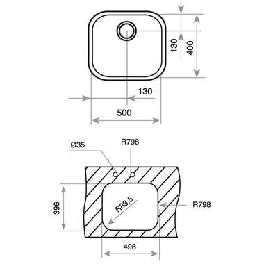 Fregadero Teka BE 50.40 Inox (1)