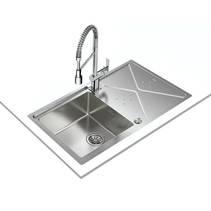 Fregadero Teka Brooklyn 50 M-XP 1C 1E Reversible (3)