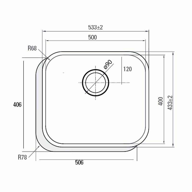 Fregadero Cata CB 50.40 (1)
