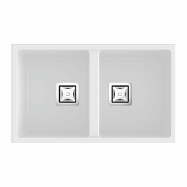 Fregadero Poalgi Zie 70 2/S Blanco Mate