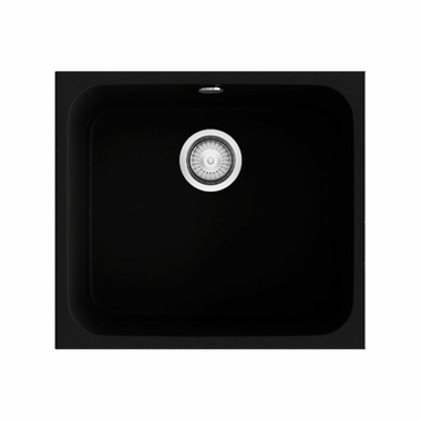 Fregadero Poalgi Gandia 50 Negro Liso Mate