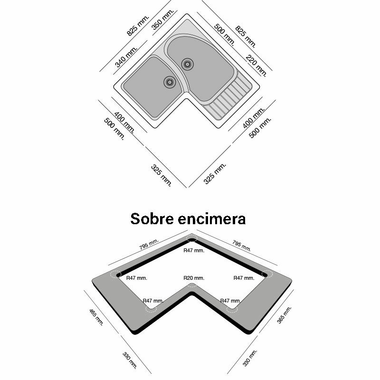 Fregadero Poalgi Jade Concret Brillo (1)