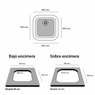 Fregadero Poalgi Ambar Concret Brillo (1)
